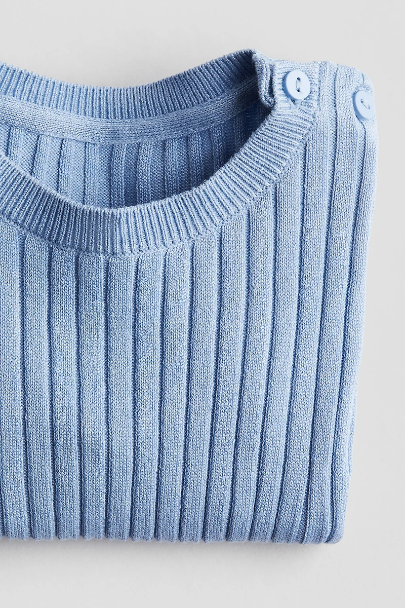 Rib-knit Sweater