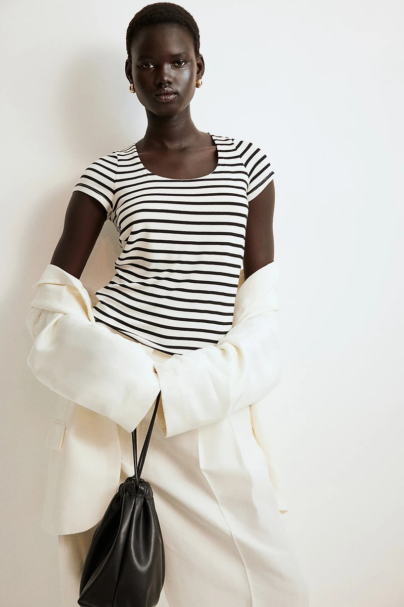 Square-Neck Top