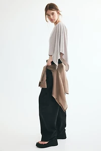 Viscose-Blend Cape