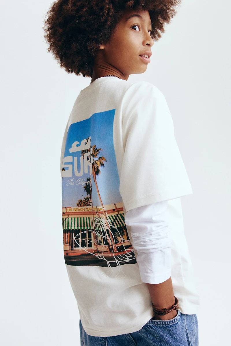 Printed Cotton T-Shirt