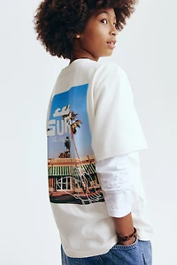 Printed Cotton T-Shirt