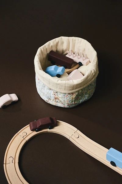 Small Quilted Storage Basket