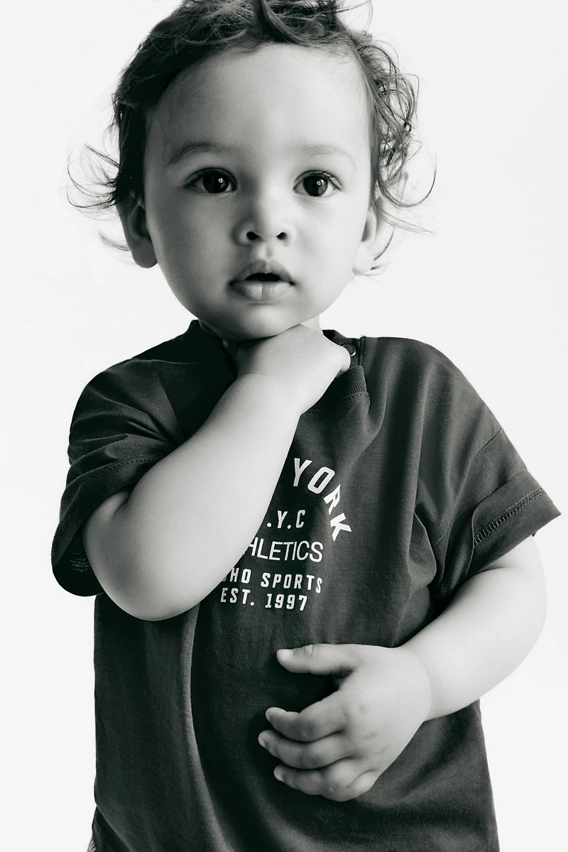 Printed Cotton T-Shirt