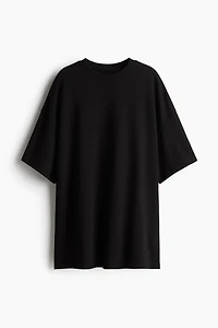 Oversized Short-Sleeved Sweatshirt