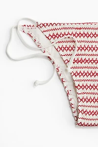 Culotte de bikini Tanga à nouer