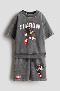 2-Piece Printed Sweatsuit