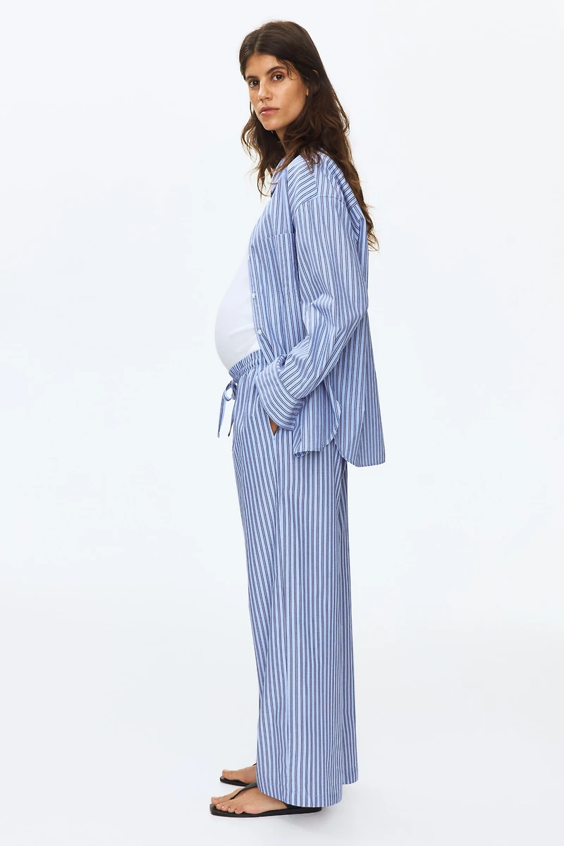 MAMA Pantalon à cordon en coton