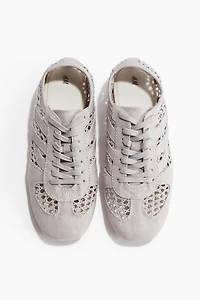 Espadrilles d'aspect crocheté