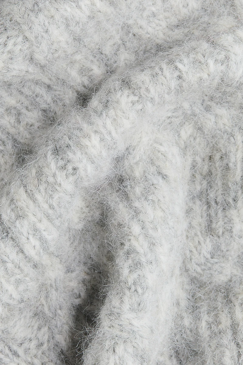 Cable-Knit Dog Sweater