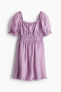 Smocked-Detail Dress