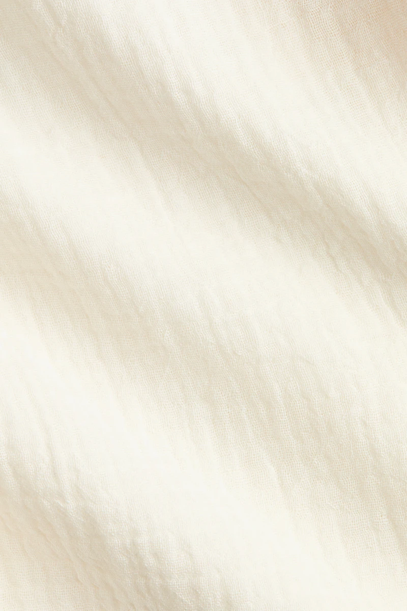 Pantalon en mousseline avec cordon de serrage