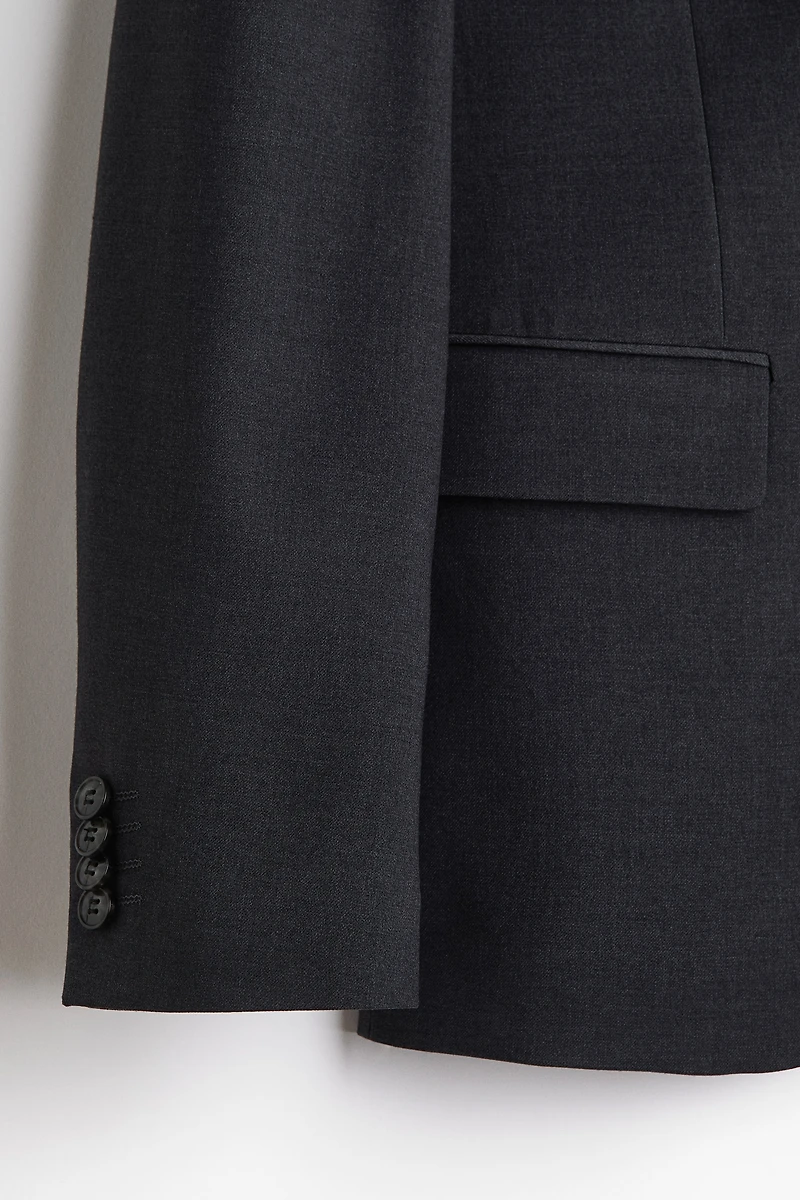 Regular-Fit Single-Breasted Jacket