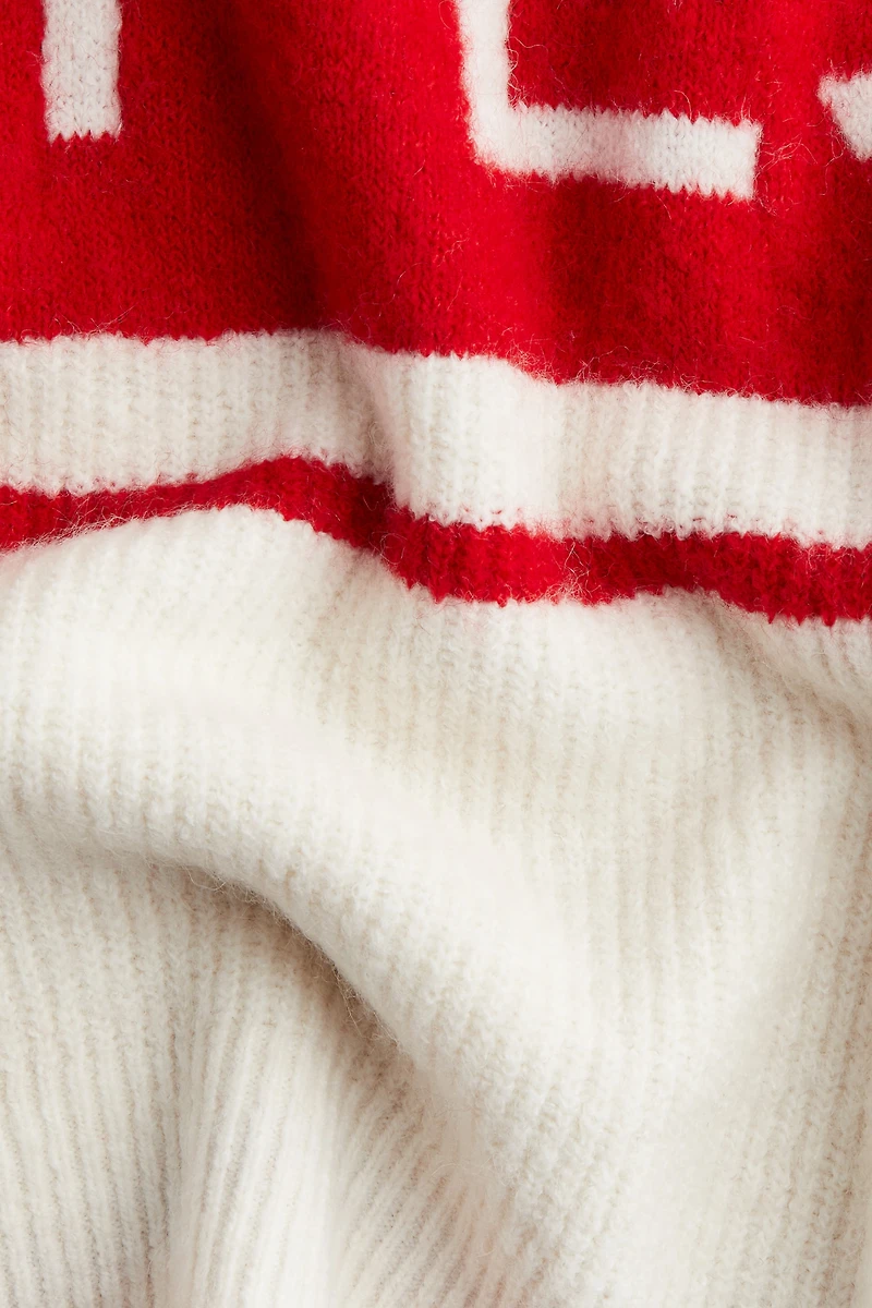 Text-Motif Sweater