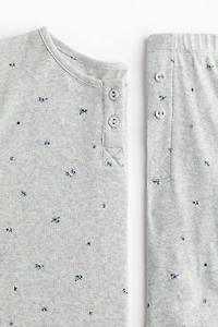 Pyjama en tricot pointelle