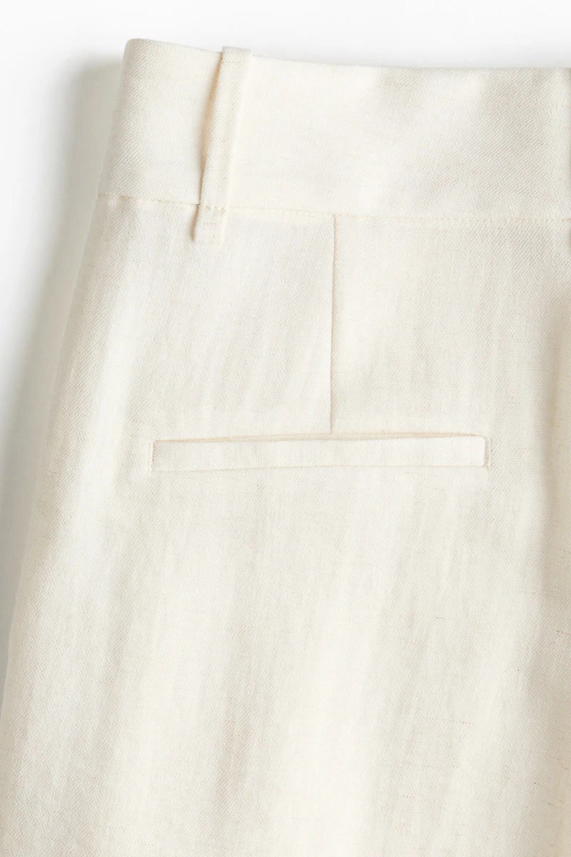 Pantalon sur mesure à jambes larges