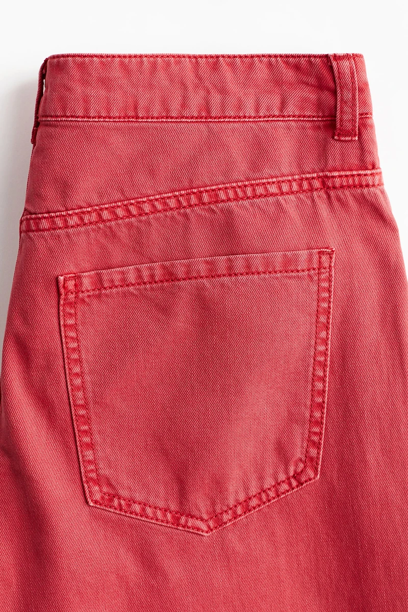 Jean large à taille haute