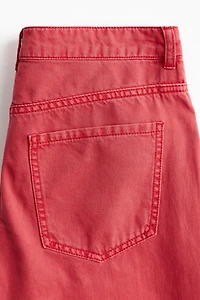 Jean large à taille haute