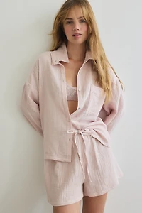 Pajama Shirt and Shorts
