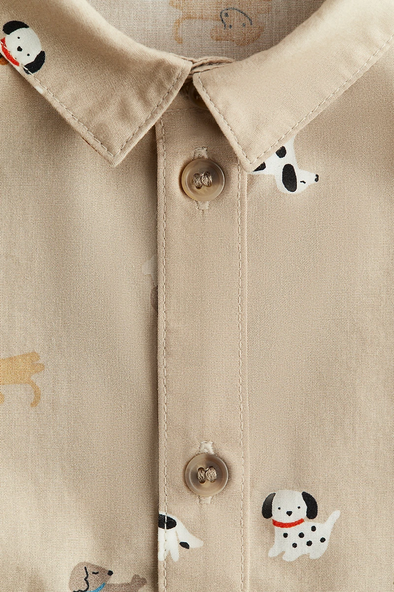 Chemise en popeline de coton