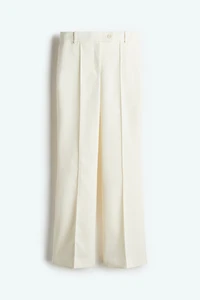Flared Creased Pants
