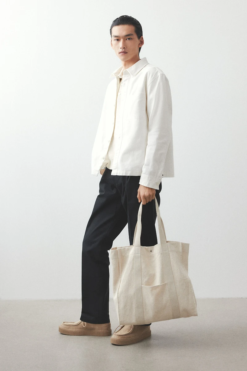 Regular-Fit Cotton Twill Overshirt