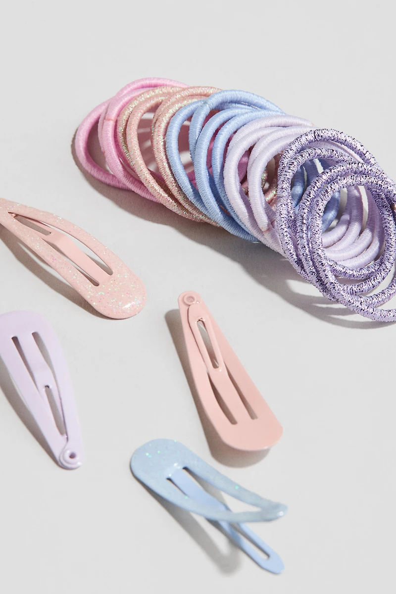 Hair Elastics and Clips