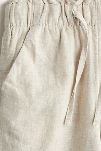 Linen-Blend Pants