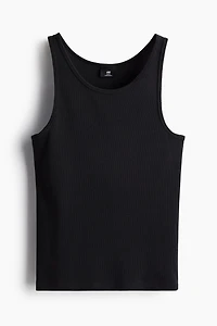 Slim Fit Ribbed Tank Top