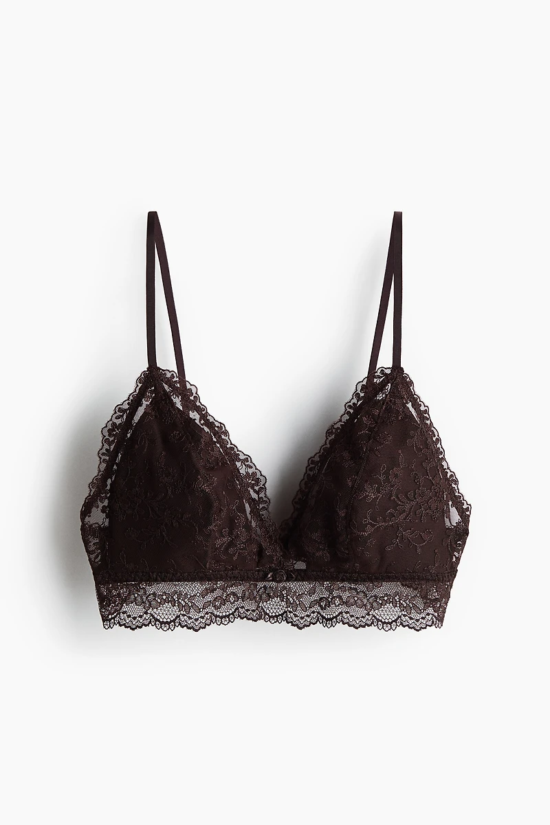 Embroidered Padded Soft-Cup Bra