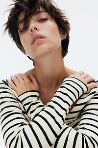 Haut en tricot fin