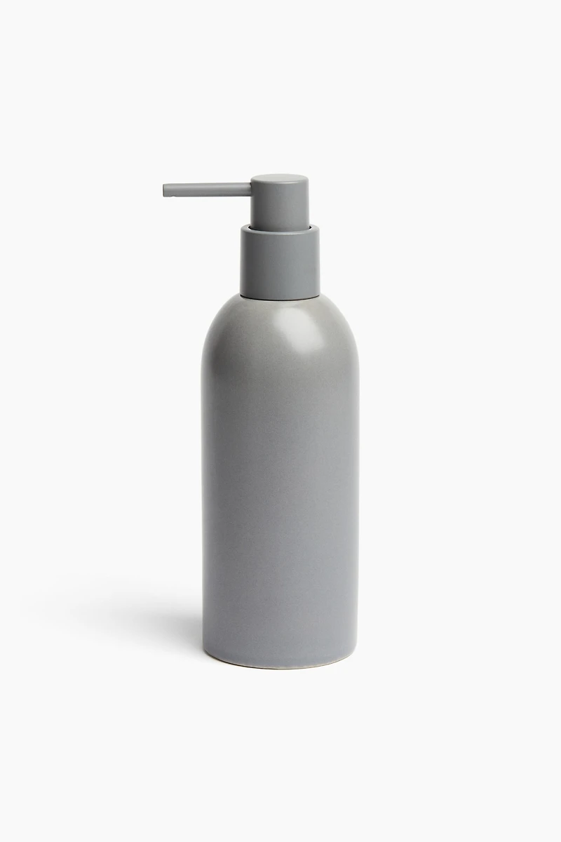 Distributeur de savon en grès cérame