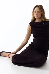 MAMA 2-Piece Textured Jersey Set