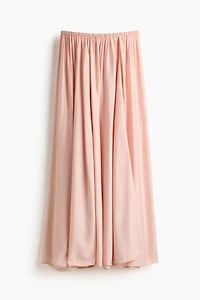Viscose-Blend Maxi Skirt