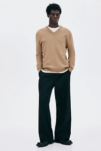 Chandail coupe classique en fin tricot