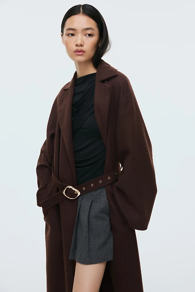 Belted Maxi Coat