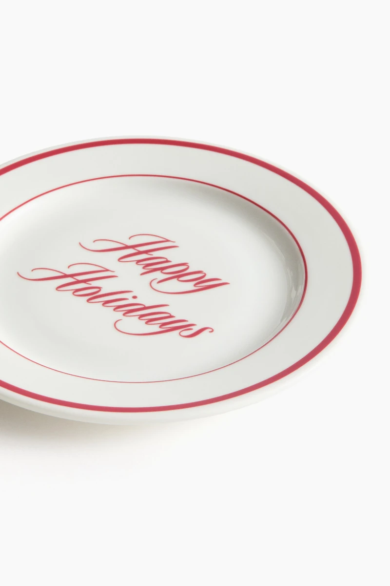 Medium-Sized Porcelain Plate