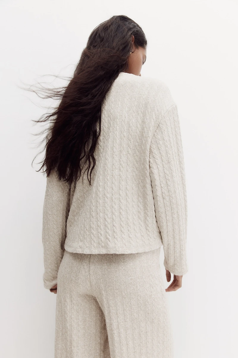 Cable-Knit Sweater