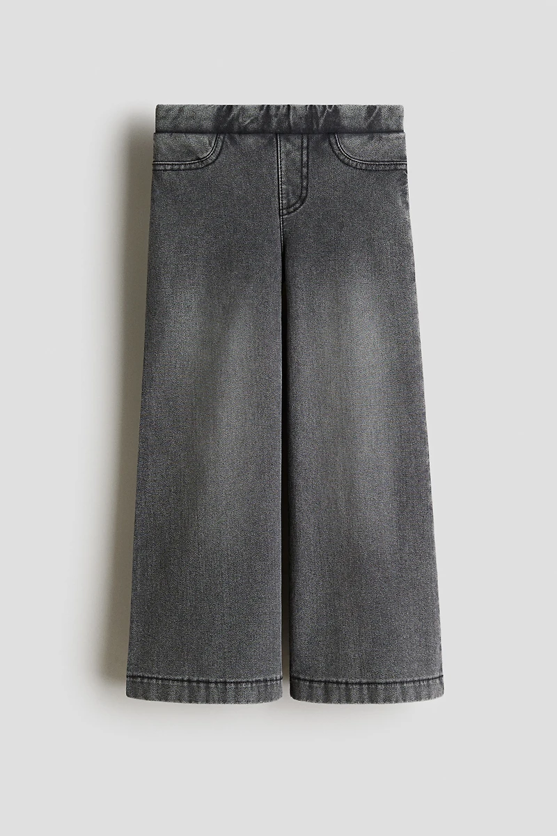 Wide Denim-look Pants