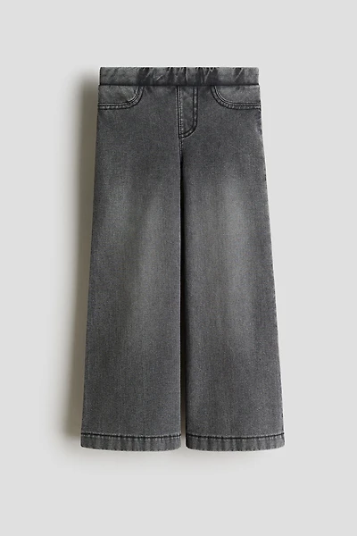 Wide Denim-look Pants