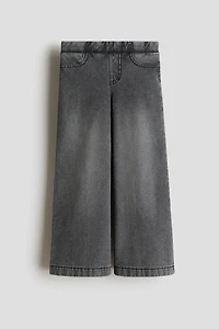 Wide Denim-look Pants