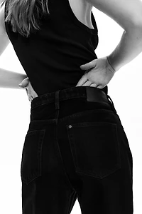 Straight High Jeans
