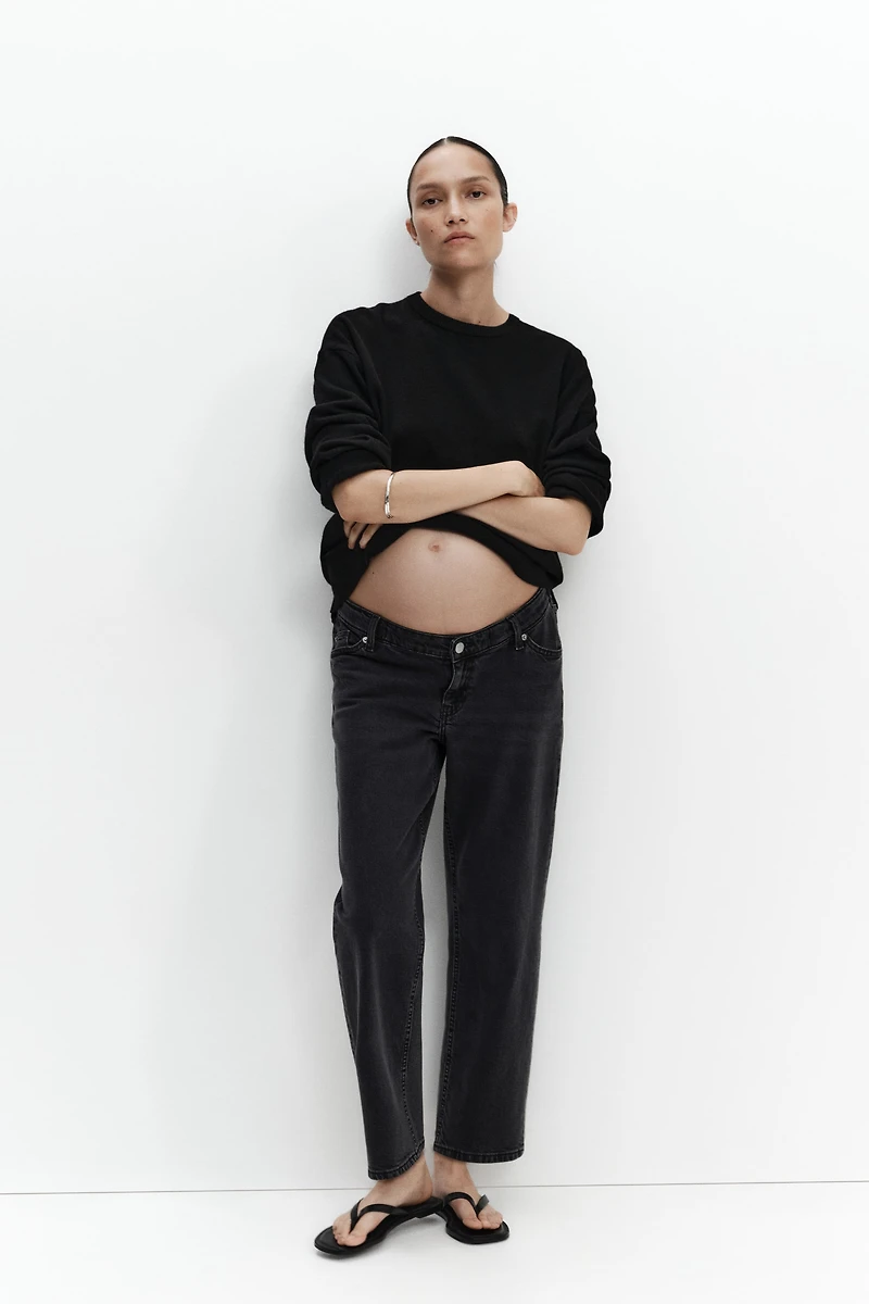 MAMA Straight Ankle Jeans