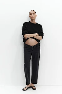 MAMA Straight Ankle Jeans