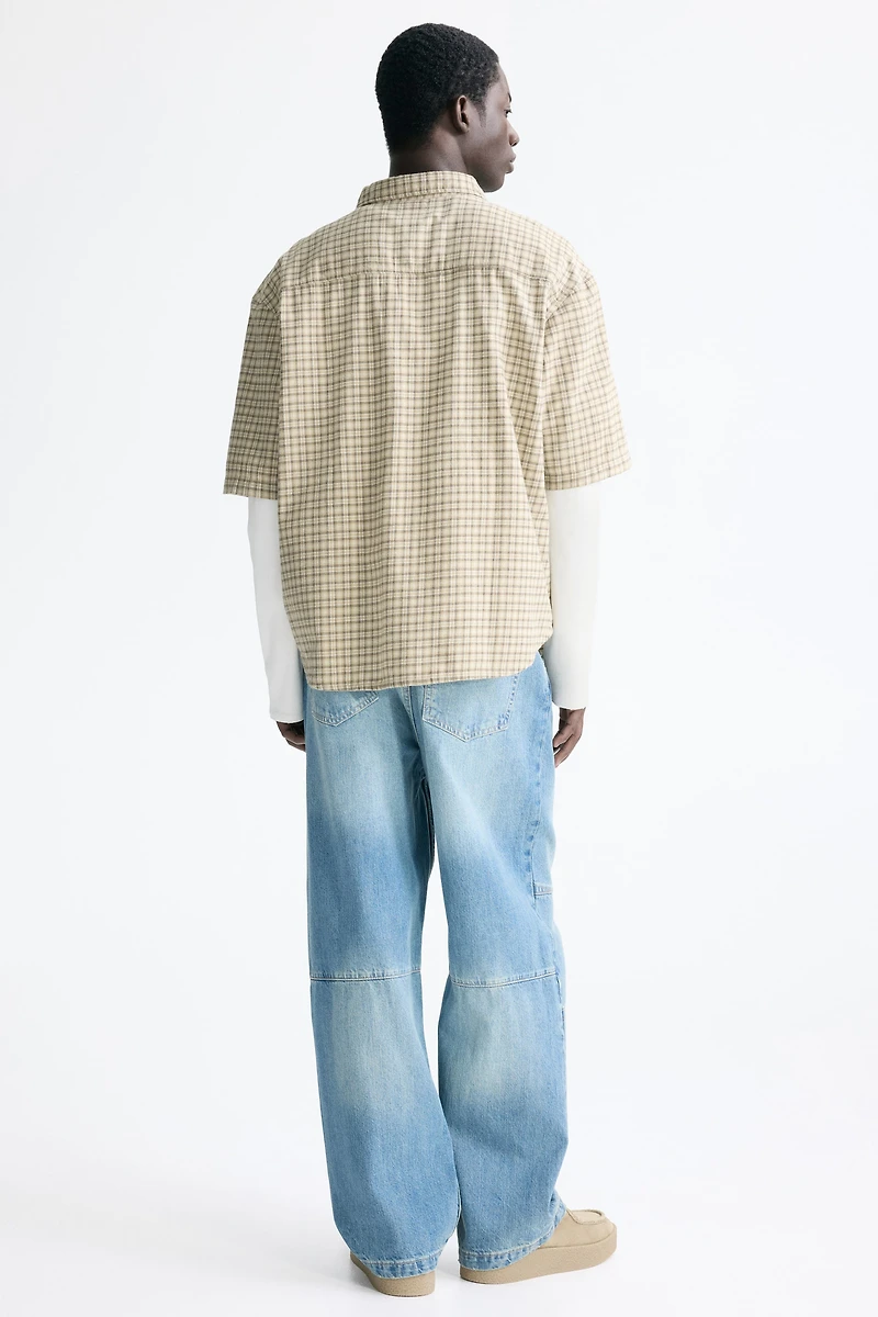 Relaxed-Fit Cotton Flannel Shirt