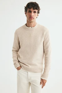 Regular-Fit Brushed Sweater