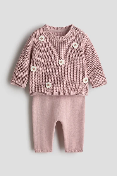 2-Piece Cotton-Knit Set