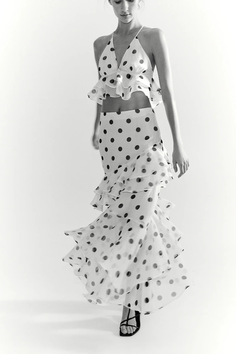Flounced Skirt