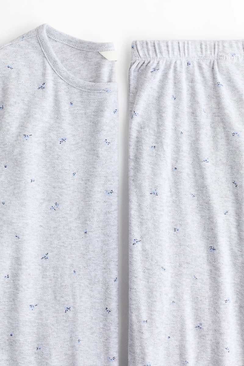 MAMA Pointelle Jersey Pajamas