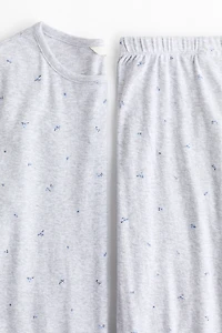 MAMA Pointelle Jersey Pajamas