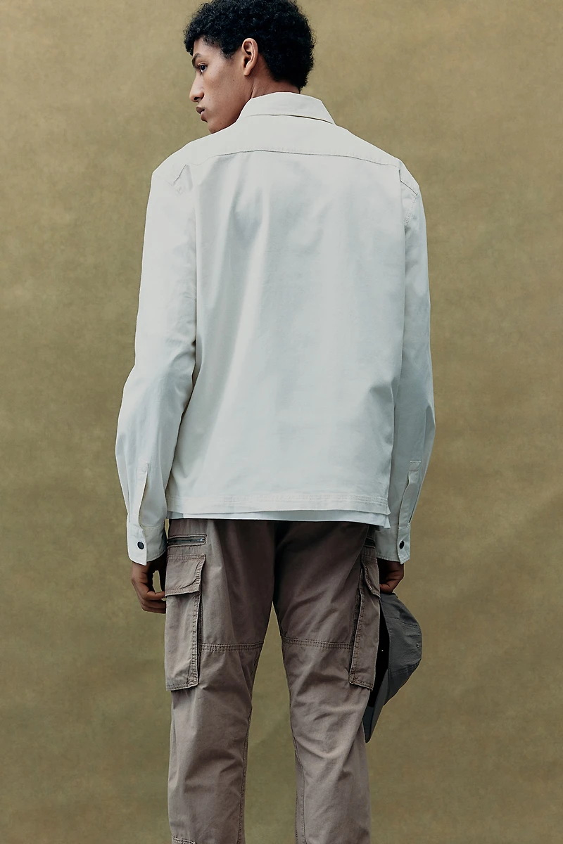 Regular Fit Twill Cargo Pants